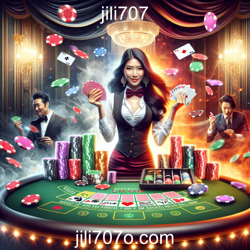Experimente a Emoção do Cassino Ao Vivo no Jili707